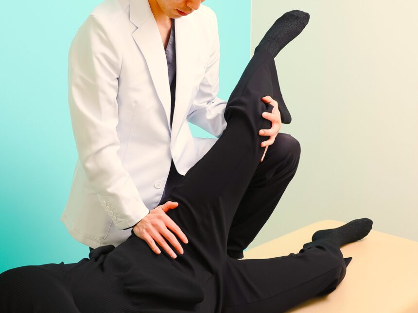 兵庫県尼崎市南武庫之荘のきりん接骨鍼灸院。股関節の整体