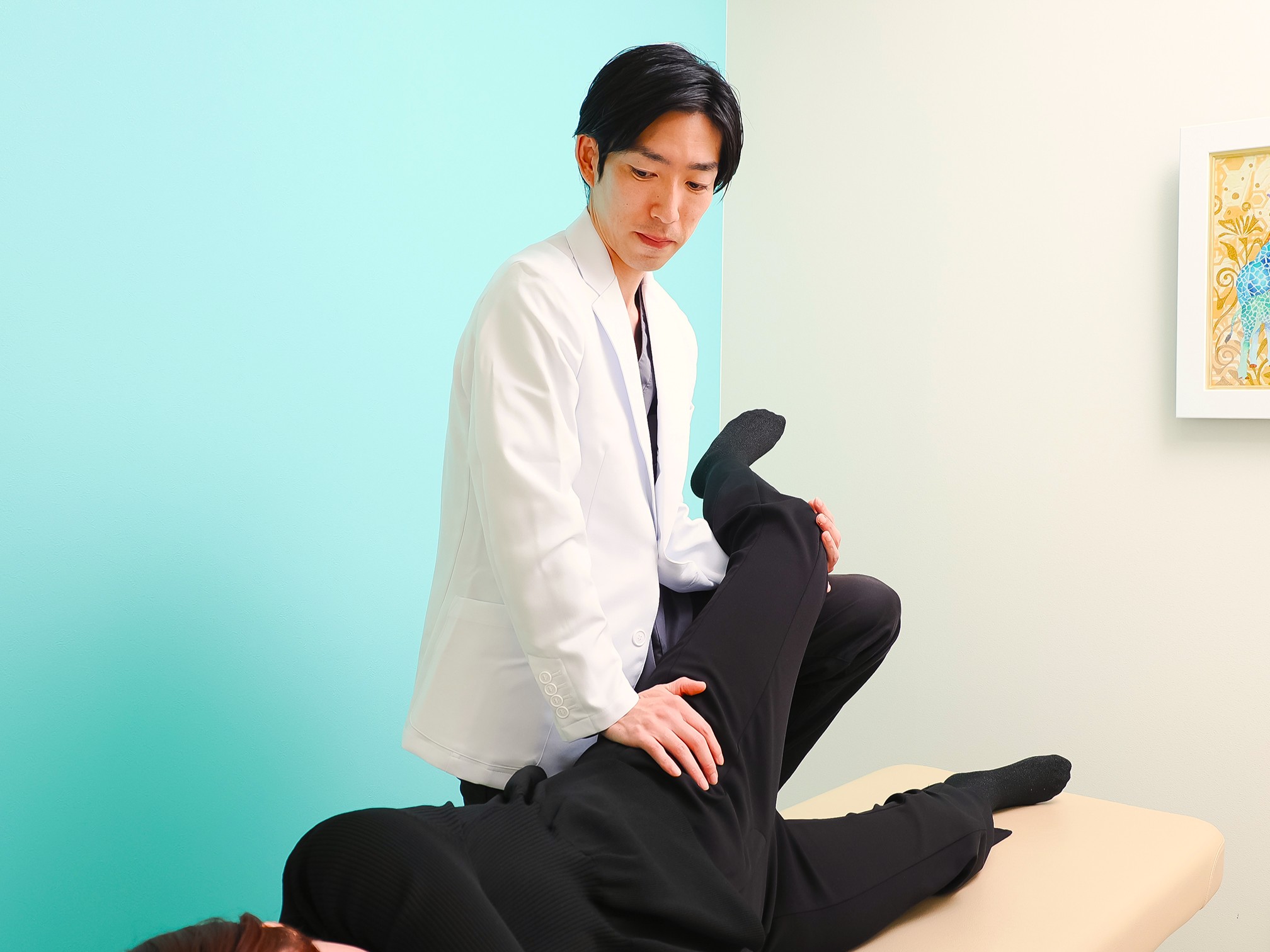 尼崎・武庫之荘のきりん接骨鍼灸院。股関節の整体